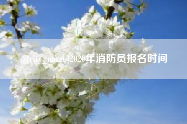 衡东2020年消防员报名时间