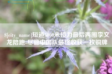 衡东短道5000米接力最后两圈李文龙陪跑-尽管中国队最终收获一枚铜牌