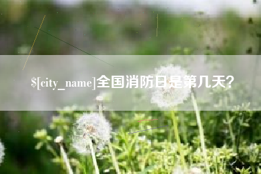 衡东全国消防日是第几天？