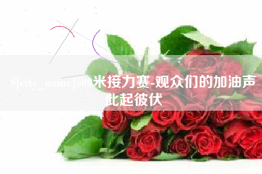 衡东500米接力赛-观众们的加油声此起彼伏