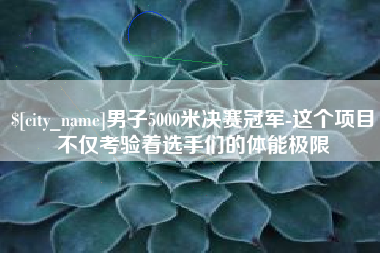 衡东男子5000米决赛冠军-这个项目不仅考验着选手们的体能极限