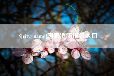 衡东国家消防报名入口