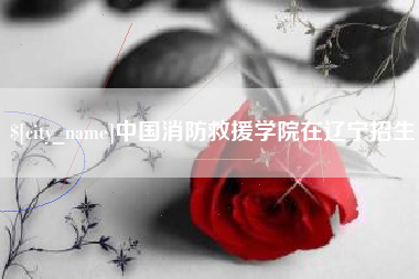 衡东中国消防救援学院在辽宁招生