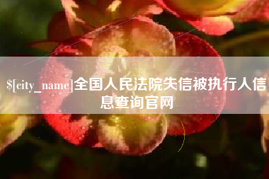 衡东全国人民法院失信被执行人信息查询官网
