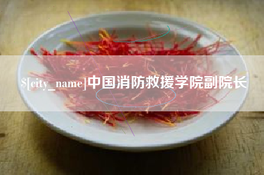 衡东中国消防救援学院副院长