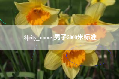 衡东男子5000米标准