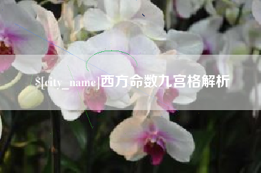衡东西方命数九宫格解析