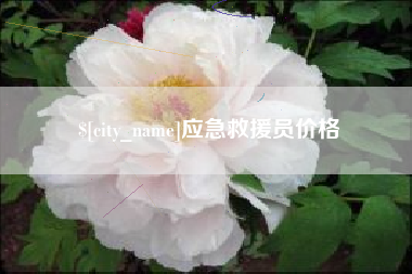 衡东应急救援员价格