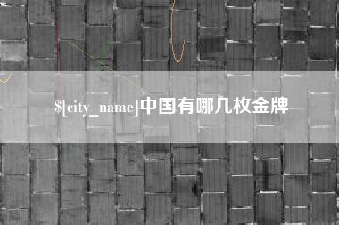 衡东中国有哪几枚金牌
