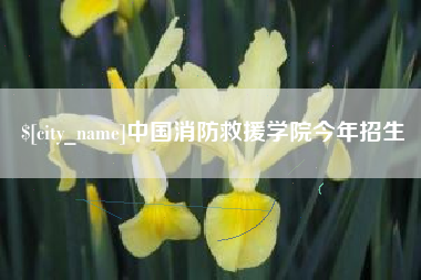 衡东中国消防救援学院今年招生