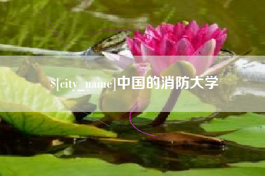 衡东中国的消防大学