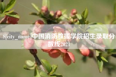 衡东中国消防救援学院招生录取分数线2021