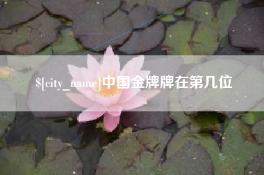 衡东中国金牌牌在第几位