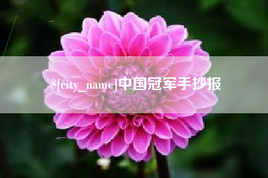 衡东中国冠军手抄报