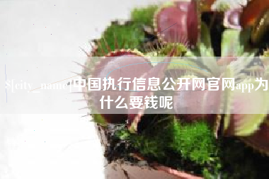 衡东中国执行信息公开网官网app为什么要钱呢
