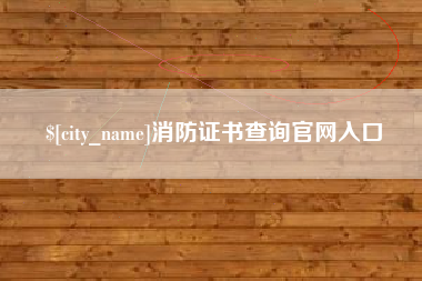 衡东消防证书查询官网入口